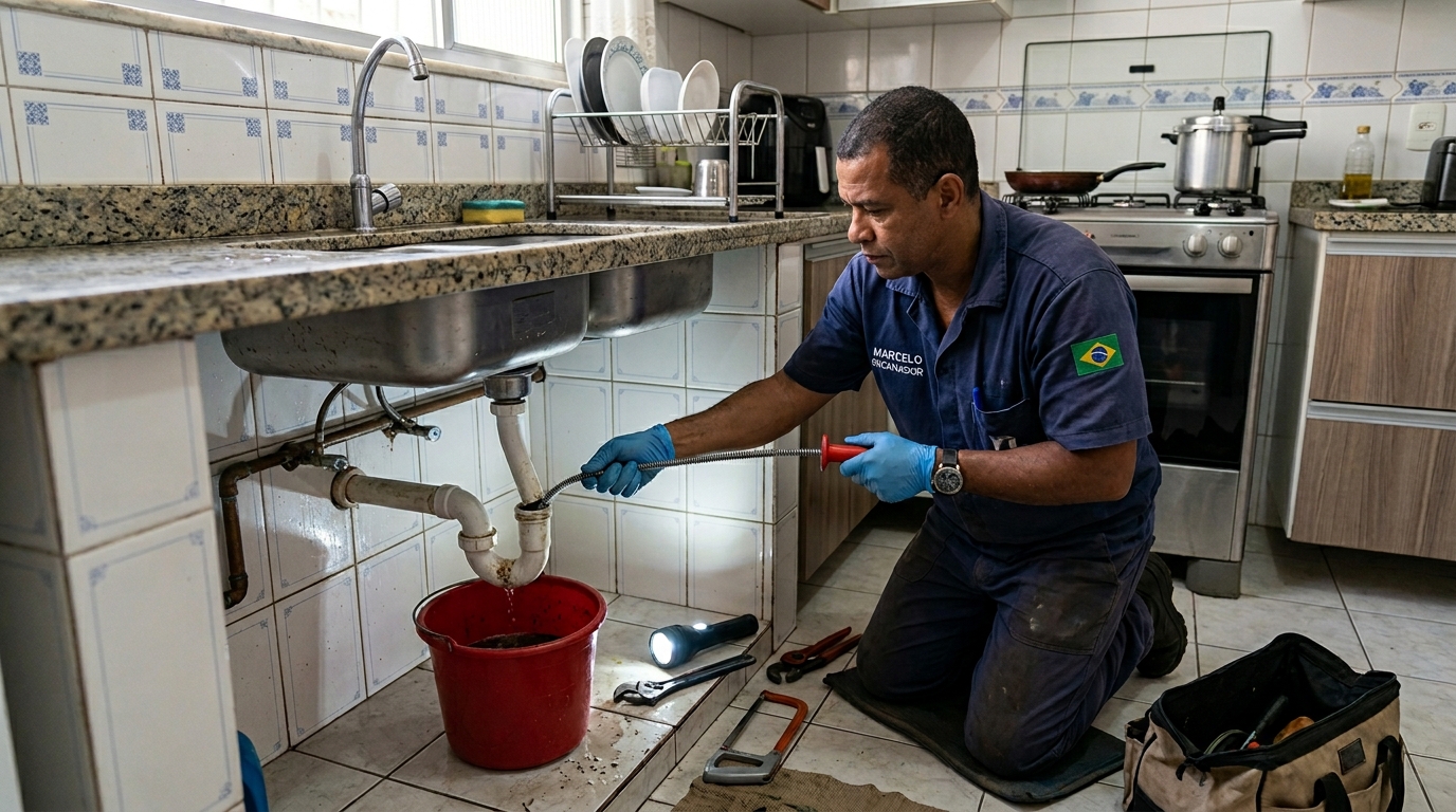 Desentupimento de canos com jato de alta pressão em Montes Claros-MG